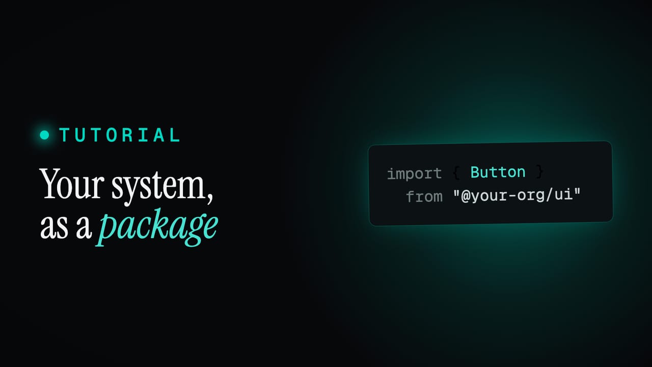 Your system as a package: importing Button from the generated UI package