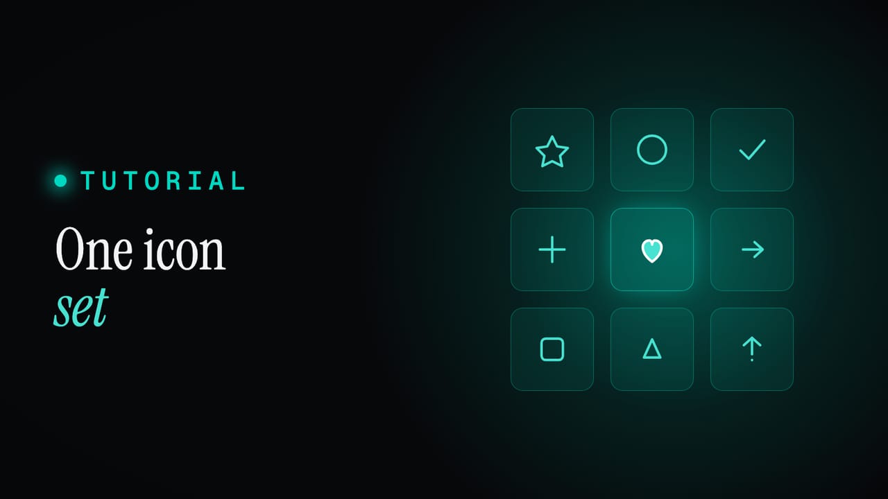 One icon system, many libraries unified