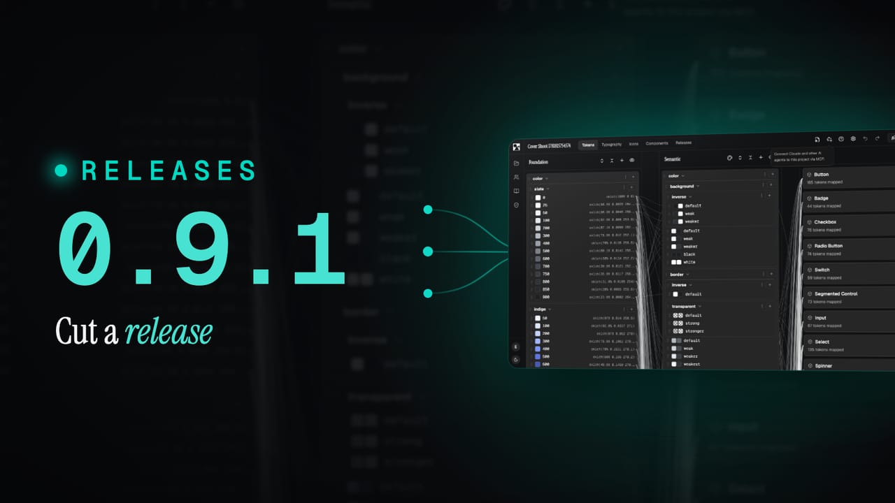 Release 0.9.1: versioned design system releases