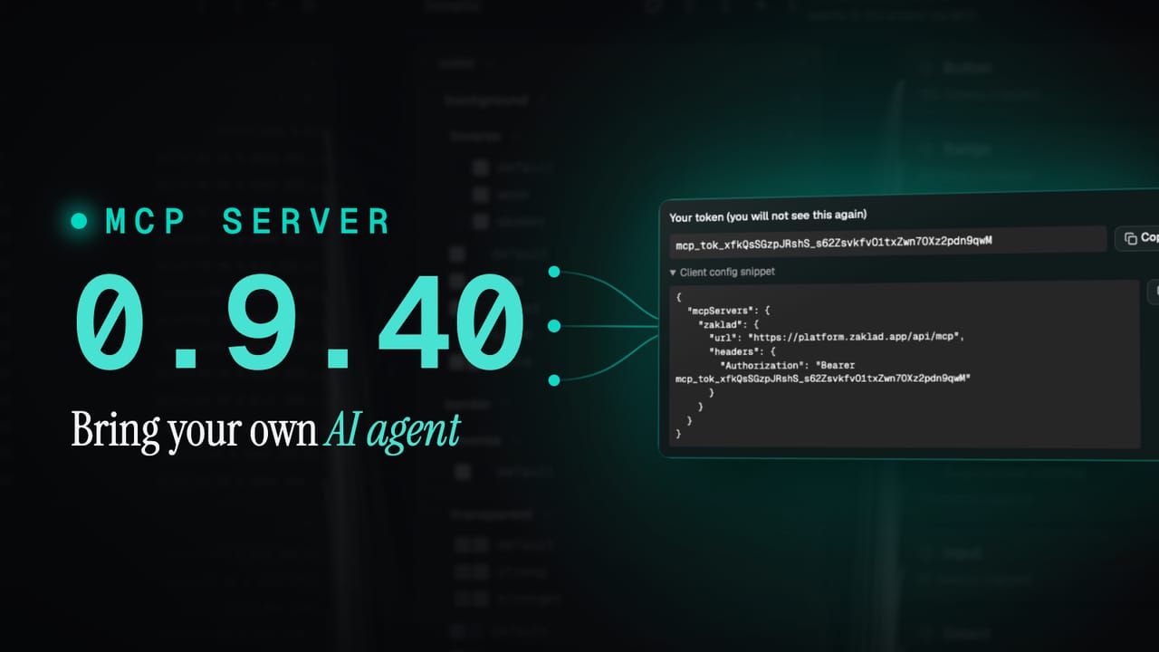 Zaklad MCP server connection config for release 0.9.40