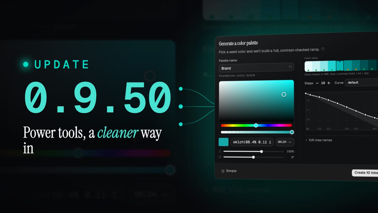 zaklad release 0.9.50: builders, motion tokens, and a smoother editor